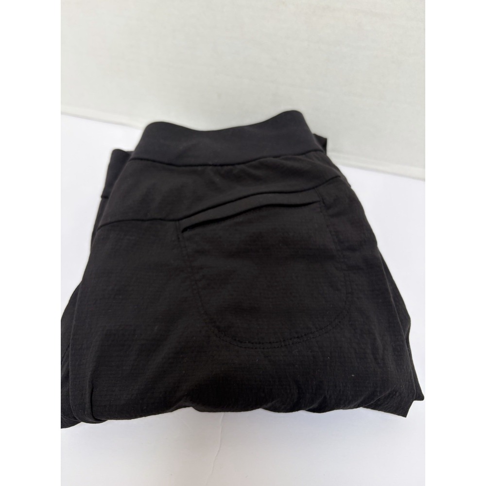 Athleta Trekkie Hike Pant Black Nylon Straight Leg Size 0 Style #210531-00